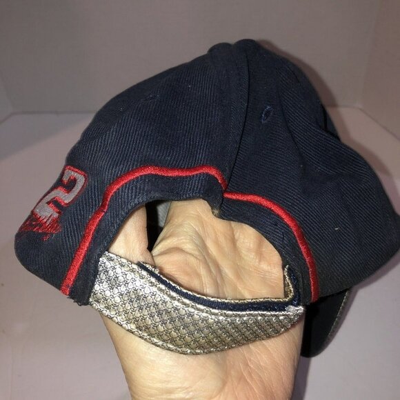 VTG Set of 2 Rusty Wallace #2 Miller Lite Racing Adjustable Hat Cap NASCAR Blue - Picture 6 of 16